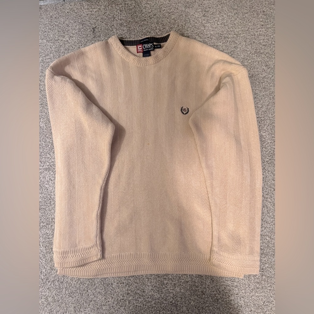 Chaps Ralph Lauren XL Pull Over Sweater